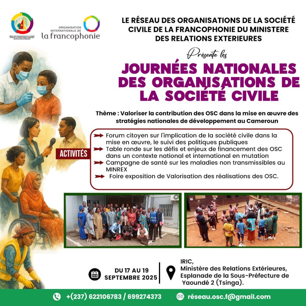 Journées Nationales des Organisations de la Société Civile au Cameroun